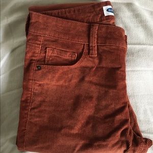Mid-Rise Rockstar Super Skinny Corduroys